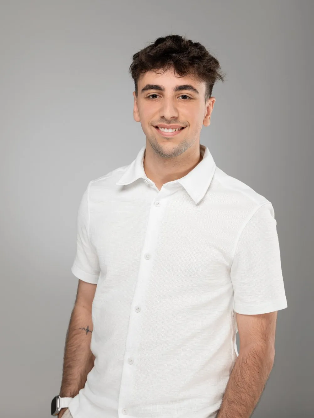 Portrait von Elia Albanese, PlotJet-Team